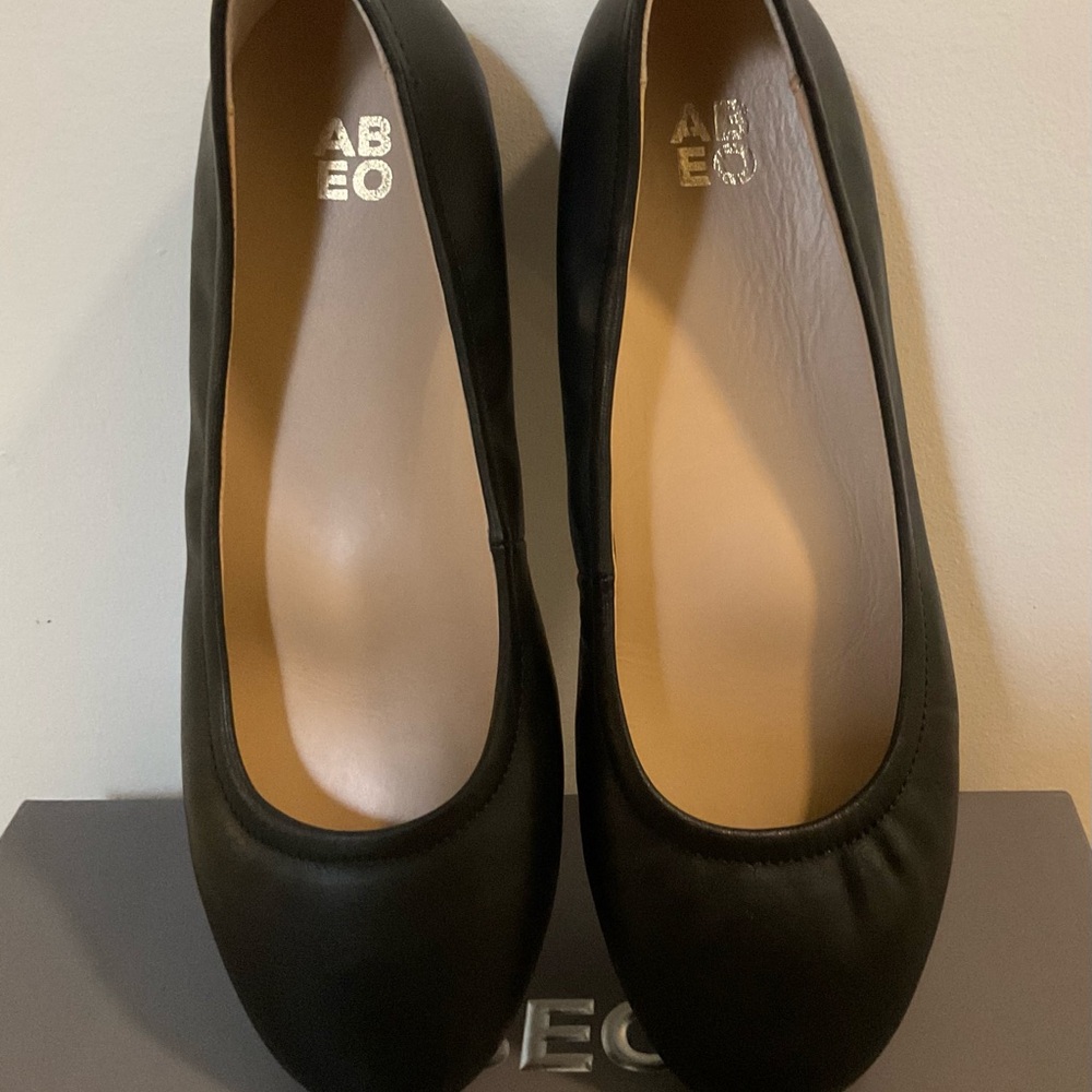 Abeo Promenade Black Flats - Metatarsal - Picture 3 of 5